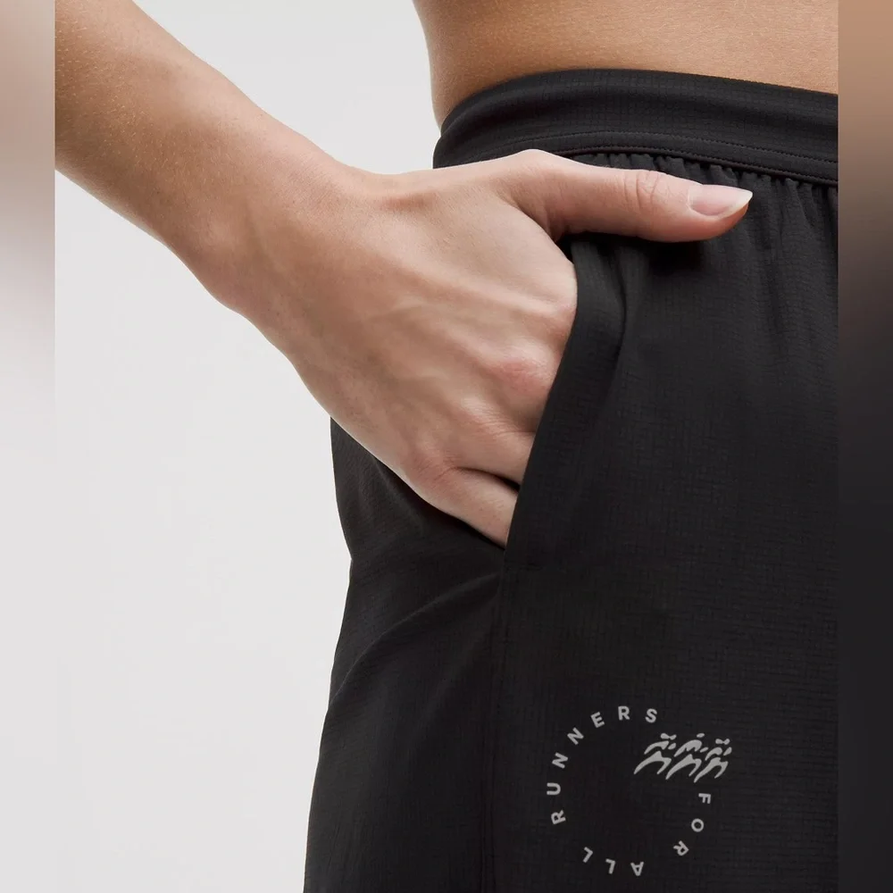 Lululemon Mile Maker Run Crew Graphic High-Rise Track Pant
